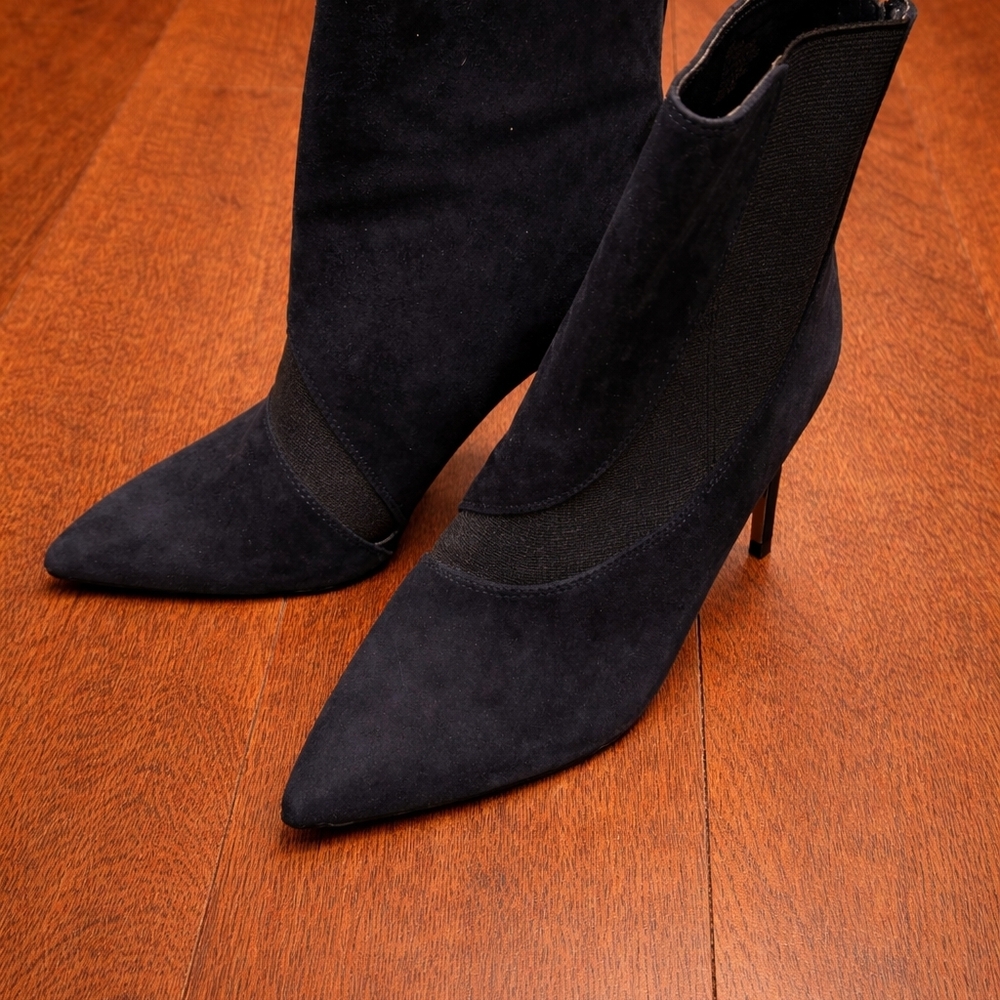 Nine West Black Heeled Boots